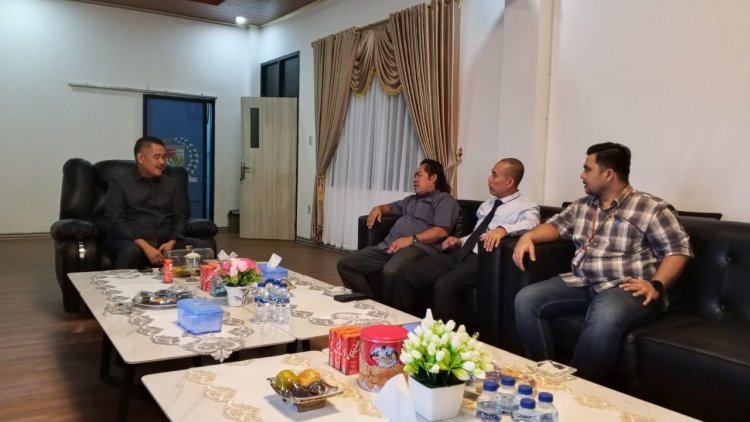 Ketua DPRD TBB Menerima Silaturahmi Organisasi DPD PPDI Provinsi Lampung