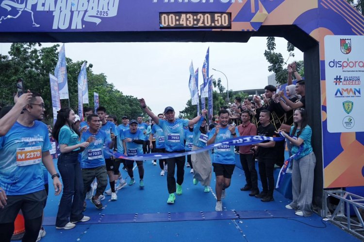 Pekanbaru 10K 2025 Sukses Digelar, Walikota Tegaskan Komitmen Kembangkan Event Bertaraf Internasional