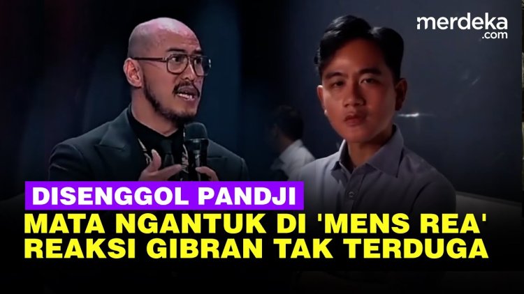 Soal Mens Rea, Pandji Pragiwaksono Puji Cara Gibran Memahami Joke