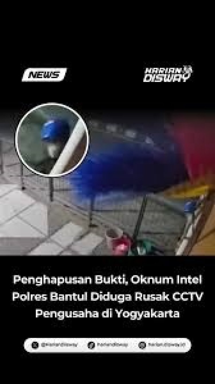 Polisi Bantul Diduga Minta Setoran Bulanan Rp35 Juta, Dan Rusak CCTV Pengusaha