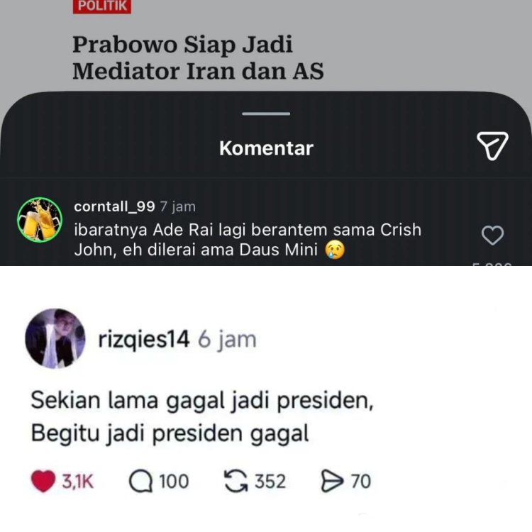 Prabowo Siap Jadi Mediator Konflik Iran–AS, Ngide Ingin Lerai