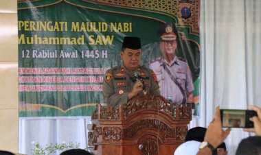 Polres Binjai Sambut Meriah Peringatan Maulid Nabi Besar Muhammad SAW 1445 H