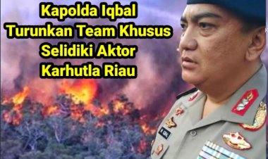 LP-KKI Minta Rakyat Dukung Kapolda Riau Atasi Karhutla