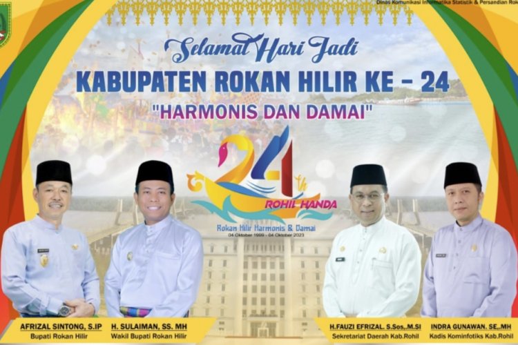 Iklan Ucapan Bupati Kabupaten Rokan Hilir Ke 24