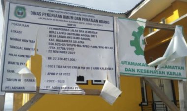 Mangkrak, Kejati Maluku Utara Diminta Usut Proyek Jalan Laiwui-Jikotamo- Anggai