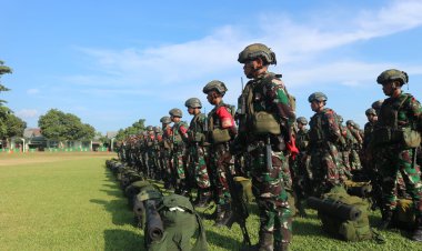 Latihan UST Tingkat Kompi Yonif 732 atau Banau di Buka Danrem