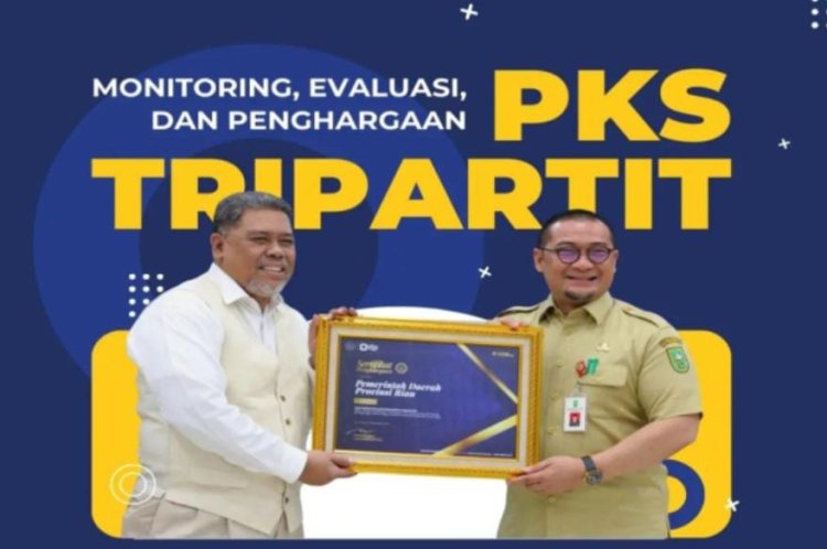 Monitoring, Evaluasi Dan Penghargaan PKS Tripatrit Di Ikuti Kepala Bapenda Riau