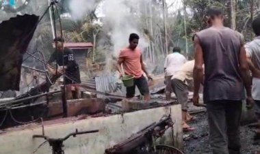 Pemilik Mengungsi, 1 Rumah di Arongan Lambalek Ludes Terbakar Saat Dini Hari