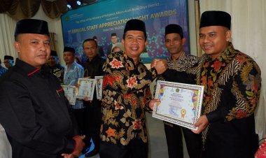 Kepala Kantor Urusan Agama Kec. Susoh, ditetapkan Terbaik se-Kab.Abdya