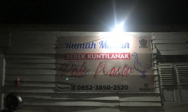 Sie Itek Pak Nasir 'Bebek Kuntilanak' Miliki Cita Rasa Luar Biasa di Lokasi Sunyi nan Horror