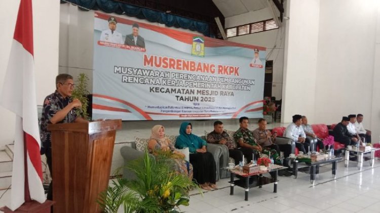 Kecamatan Mesjid Raya, Aceh Besar Gelar Musrenbang RKPK Tahun 2025