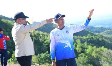 Pj Bupati Aceh Besar Bersama Danlanud SIM Tinjau Kesiapan Venue Paralayang di Kec.Sukamakmur