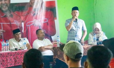 Di Depan Masyarakat Kec.Darul Hikmah, Safwandi Janji Lanjutkan Program Pro Rakyat
