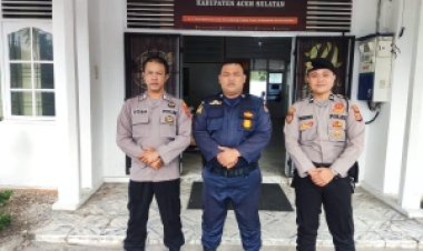 Polres Aceh Selatan Pastikan Keamanan Kantor Penyelenggara Pilkada dan Gudang Logistik KIP