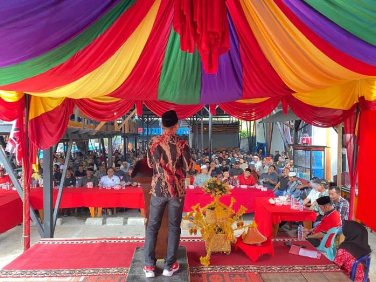 Ribuan pendukung Pasangan Salem penuhi Warung 2N di Teunom, Aceh Jaya