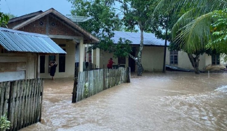 Akibat Banjir, 670 Warga Kec.Indra Jaya, Aceh Jaya Mengungsi