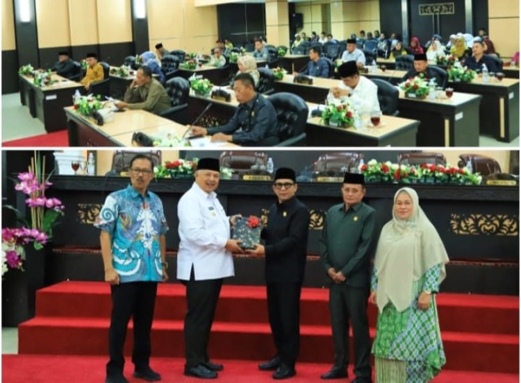 Wali Kota Sampaikan Nota Penjelasan Rancangan Perubahan APBD Tahun 2024 di Paripurna DPRD Kota Solok