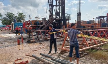 Polisi Selidiki Penyebab Kebakaran Sumur Minyak Pertamina di Kota Kualasimpang, Aceh Tamiang