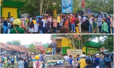 Disinyalir Berpihak Pada Salah Satu Paslon, Ratusan Masyarakat Demo Baznas Kota Solok