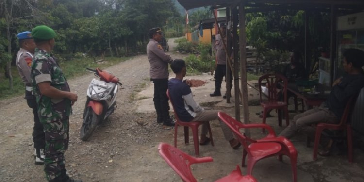 Personel Polres Aceh Tenggara dan Polsek Gelar Patroli Gabungan TNI-Polri Menuju Pilkada Damai 2024