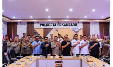 Komisi I DPRD Kota Pekanbaru Tingkatkan Sinergitas Dengan Polresta Pekanbaru