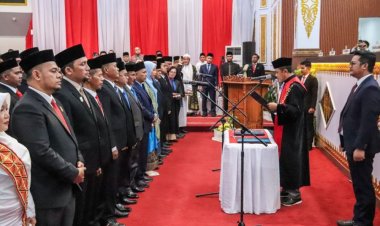 50 Anggota DPRD Kota Pekanbaru Masa Jabatan 2024-2029 Resmi Dilantik