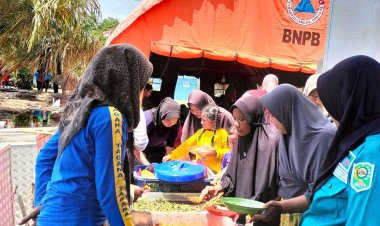 Pemkab Siak Dirikan Tenda Dapur Umum Korban Banjir di Kec.Pusako