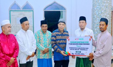 Dukung Kenyamanan Ibadah, Pemkab Siak dan BRK Syariah Salurkan Bantuan Pembangunan Rumah Ibadah