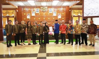 Bupati Siak Alfedri Sambut Tim BPK RI Perwakilan Propinsi Riau