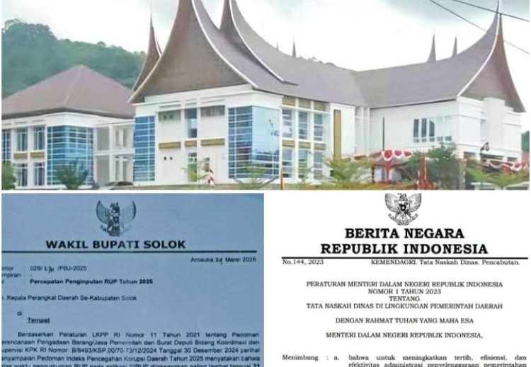 Ramai di Medsos, Pemkab Solok Tegaskan Penggunaan Kop Wakil Bupati Solok Sudah Sesuai Aturan