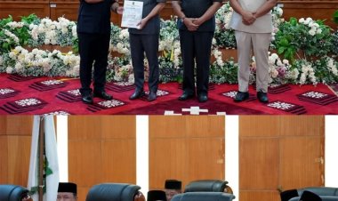 DPRD Siak Gelar Paripurna LKPJ 2024 dan Penetapan Bupati dan Wabup Siak