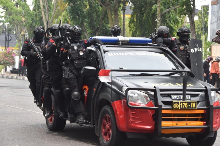 Dansat Brimob dilatih Intensif, Polda Riau Bentuk Tim Khusus Anti Kejahatan dan Premanisme