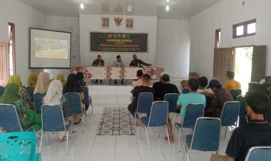 Melalui Program TMMD ke-125, Kodim 0321 Rokan Hilir Lakukan Penyuluhan Pencegahan Karhutla