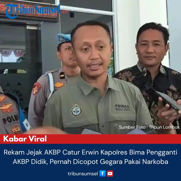 Pernah Tersandung Narkoba, Kini AKBP Catur Pimpin Sementara Polres Bima Kota