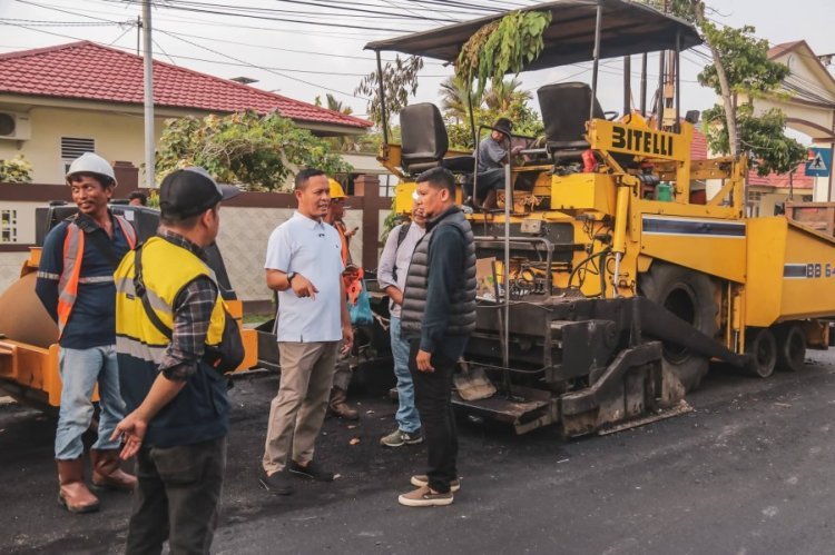 Puluhan Tahun Rusak, Jalan Melati Akhirnya Diperbaiki Pemko Pekanbaru